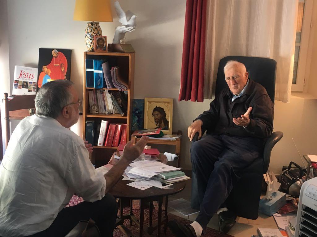 Andrea Riccardi bezoekt Jean Vanier in Parijs: een langdurige vriendschap aan de zijde van de zwaksten